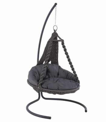 ΚΡΕΜΑΣΤΗ ΦΩΛΙΑ AUGUST ΜΑΚΡΑΜΕ-ΜΕΤΑΛΛΟ ΑΝΘΡΑΚΙ HM5922.10 123x113x145Υεκ.