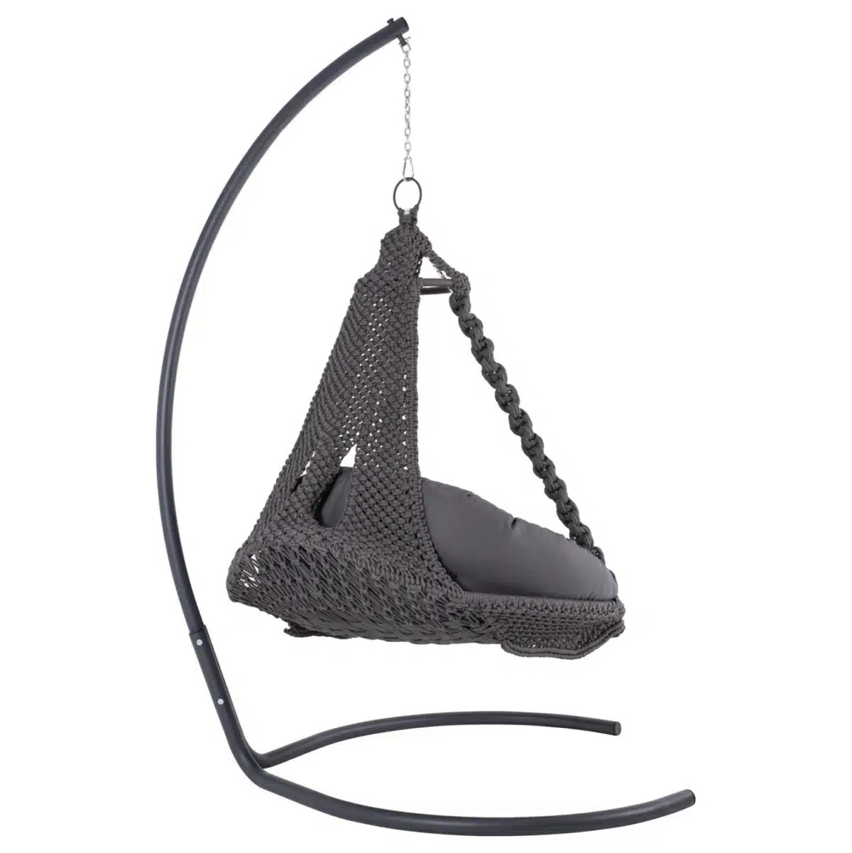 ΚΡΕΜΑΣΤΗ ΦΩΛΙΑ AUGUST ΜΑΚΡΑΜΕ-ΜΕΤΑΛΛΟ ΑΝΘΡΑΚΙ HM5922.10 123x113x145Υεκ. - Image 4