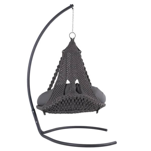 ΚΡΕΜΑΣΤΗ ΦΩΛΙΑ AUGUST ΜΑΚΡΑΜΕ-ΜΕΤΑΛΛΟ ΑΝΘΡΑΚΙ HM5922.10 123x113x145Υεκ. - Image 5