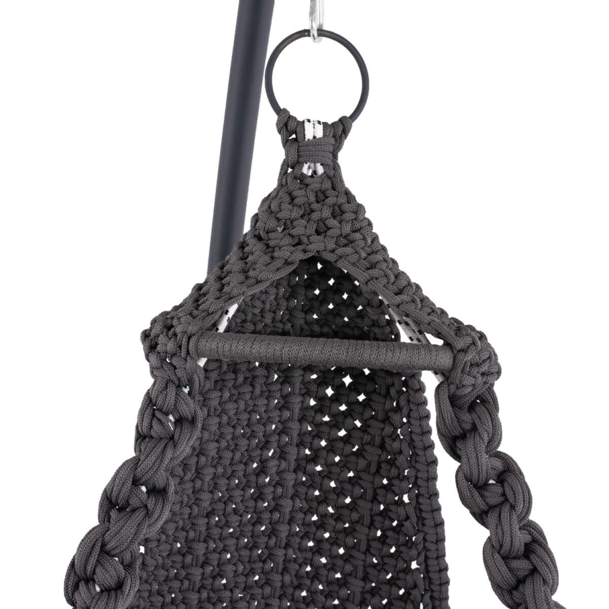 ΚΡΕΜΑΣΤΗ ΦΩΛΙΑ AUGUST ΜΑΚΡΑΜΕ-ΜΕΤΑΛΛΟ ΑΝΘΡΑΚΙ HM5922.10 123x113x145Υεκ. - Image 6