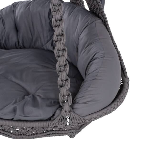 ΚΡΕΜΑΣΤΗ ΦΩΛΙΑ AUGUST ΜΑΚΡΑΜΕ-ΜΕΤΑΛΛΟ ΑΝΘΡΑΚΙ HM5922.10 123x113x145Υεκ. - Image 8