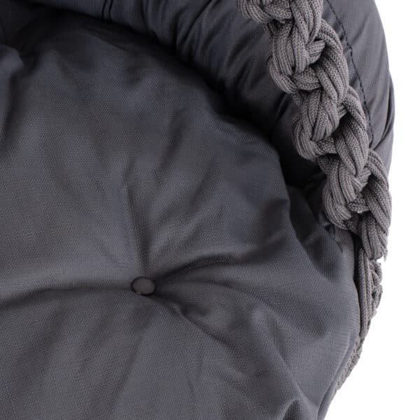 ΚΡΕΜΑΣΤΗ ΦΩΛΙΑ AUGUST ΜΑΚΡΑΜΕ-ΜΕΤΑΛΛΟ ΑΝΘΡΑΚΙ HM5922.10 123x113x145Υεκ. - Image 9