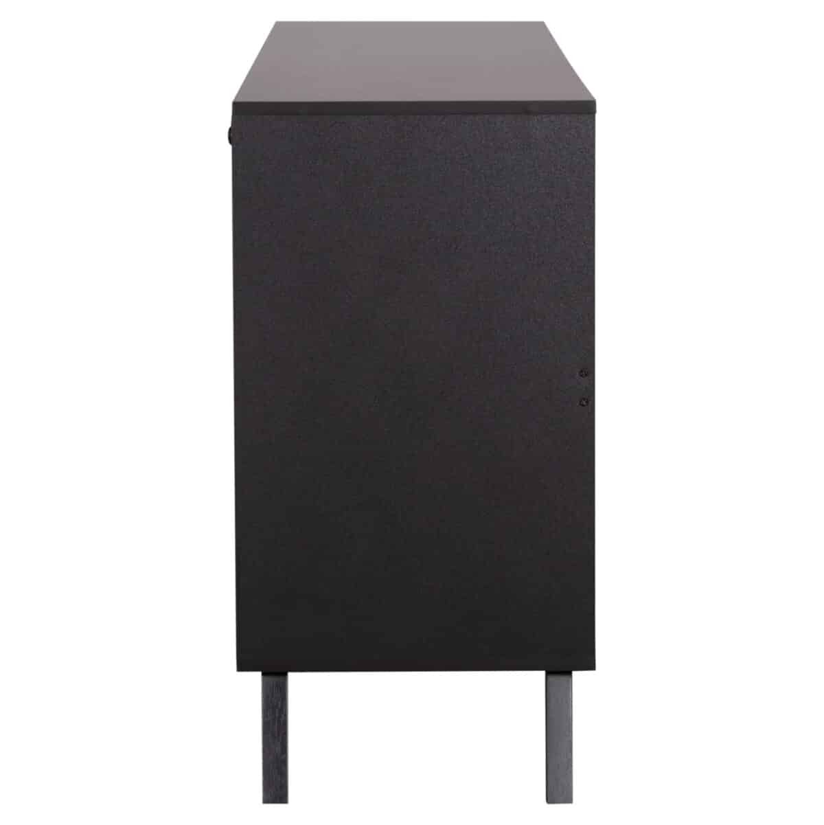 ΜΠΟΥΦΕΣ ΜΕΛΑΜΙΝΗΣ KRUDEN HM9446.11 ΜΑΥΡΟ-ΦΥΣΙΚΟ 180x40x78.6Υεκ. - Image 4