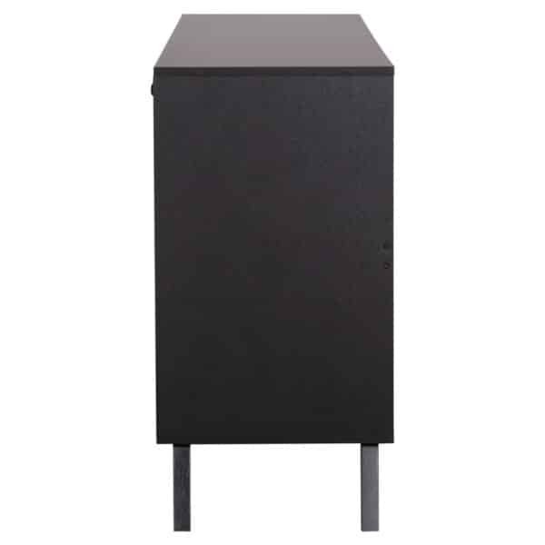 ΜΠΟΥΦΕΣ ΜΕΛΑΜΙΝΗΣ KRUDEN HM9446.11 ΜΑΥΡΟ-ΦΥΣΙΚΟ 180x40x78.6Υεκ. - Image 4