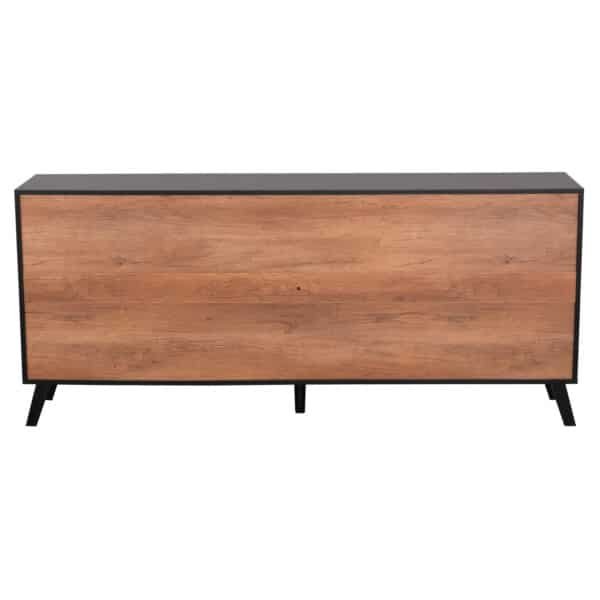 ΜΠΟΥΦΕΣ ΜΕΛΑΜΙΝΗΣ KRUDEN HM9446.11 ΜΑΥΡΟ-ΦΥΣΙΚΟ 180x40x78.6Υεκ. - Image 6