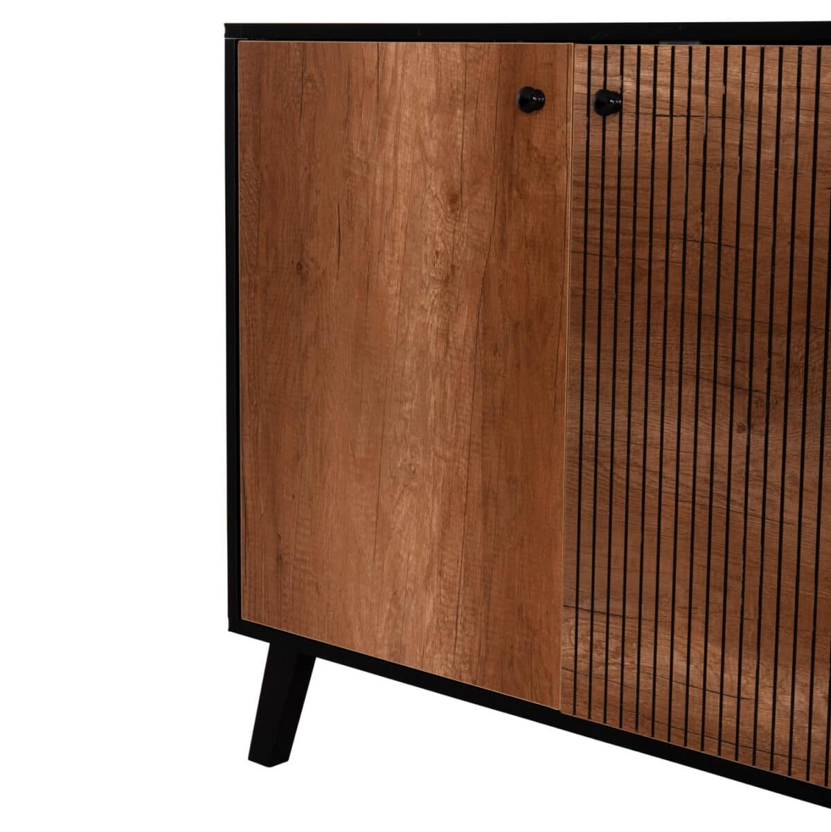 ΜΠΟΥΦΕΣ ΜΕΛΑΜΙΝΗΣ KRUDEN HM9446.11 ΜΑΥΡΟ-ΦΥΣΙΚΟ 180x40x78.6Υεκ. - Image 8