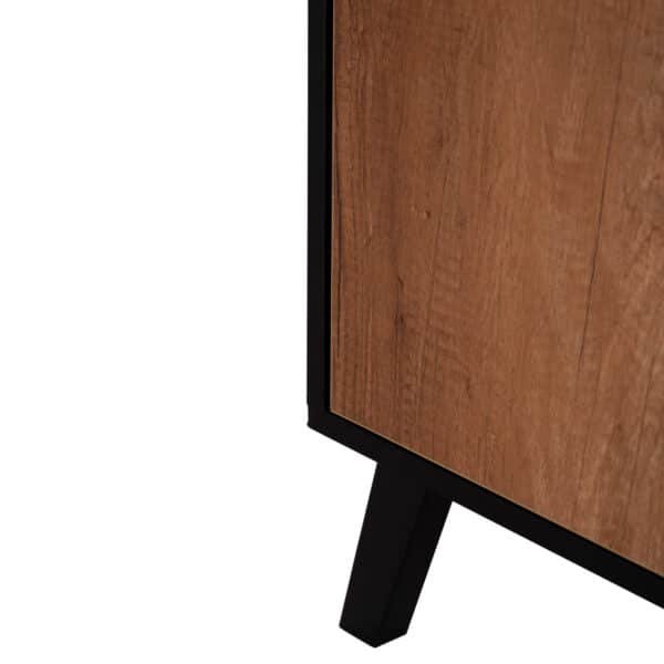 ΜΠΟΥΦΕΣ ΜΕΛΑΜΙΝΗΣ KRUDEN HM9446.11 ΜΑΥΡΟ-ΦΥΣΙΚΟ 180x40x78.6Υεκ. - Image 10