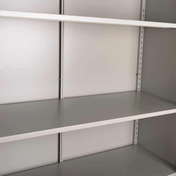 ΝΤΟΥΛΑΠΑ ΜΕΤΑΛΛΙΚΗ DURON HM5959.01 ΔΙΦΥΛΛΗ ΜΕ 5 ΑΠΟΘ. ΧΩΡΟΥΣ ΓΚΡΙ 90Χ40Χ180Yεκ - Image 8