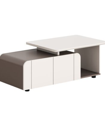 ΝΤΟΥΛΑΠΙ ΓΡΑΦΕΙΟΥ ΣΕΙΡΑ NEWLINE HM18285 ΜΕΛΑΜΙΝΗ ΣΕ ΚΡΕΜ-ΑΝΟΙΧΤΟ ΚΑΦΕ 120x60x42Υεκ