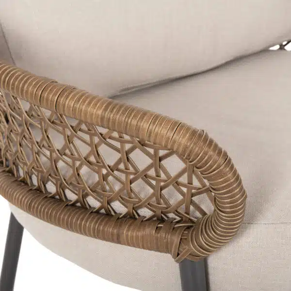 ΣΑΛΟΝΙ ΕΞ.ΧΩΡΟΥ 5ΤΜΧ BREY HM6079 ΑΝΘΡΑΚΙ ΑΛΟΥΜΙΝΙΟ-ΧΑΚΙ ΣΥΝΘ.RATTAN-ΜΠΕΖ ΜΑΞΙΛΑΡΙΑ - Image 8