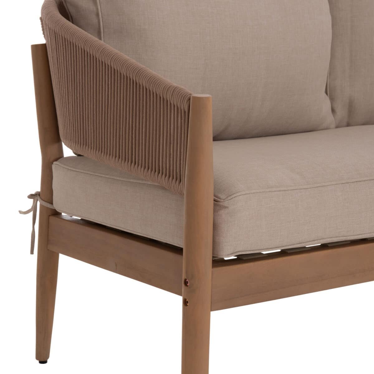 ΣΕΤ ΣΑΛΟΝΙ ΕΞ.ΧΩΡΟΥ 4ΤΜΧ KANU HM6416 ΞΥΛΟ ΑΚΑΚΙΑΣ-ΜΕΤΑΛΛΟ-ΣΧΟΙΝΙ -- ΜΠΕΖ - Image 9