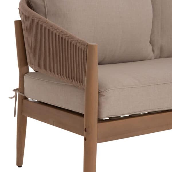 ΣΕΤ ΣΑΛΟΝΙ ΕΞ.ΧΩΡΟΥ 4ΤΜΧ KANU HM6416 ΞΥΛΟ ΑΚΑΚΙΑΣ-ΜΕΤΑΛΛΟ-ΣΧΟΙΝΙ -- ΜΠΕΖ - Image 9