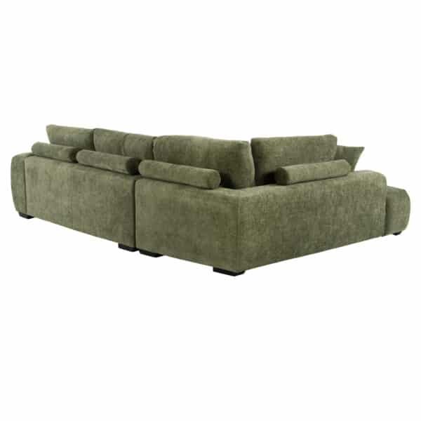 ΚΑΝΑΠΕΣ ΓΩΝΙΑ (ΑΡΙΣΤΕΡΗ) COVEN HM3266.14L ΠΡΑΣΙΝΟ ΥΦΑΣΜΑ 298x102-208x85Υεκ. - Image 5