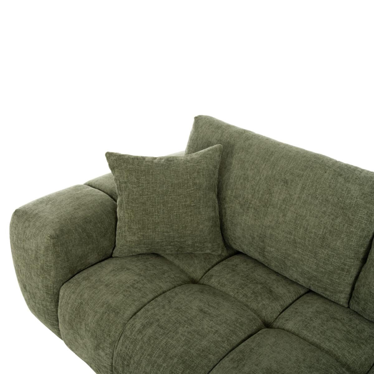 ΚΑΝΑΠΕΣ ΓΩΝΙΑ (ΔΕΞΙΑ) COVEN HM3266.14R ΠΡΑΣΙΝΟ ΥΦΑΣΜΑ 298x102-208x85Υεκ. - Image 7