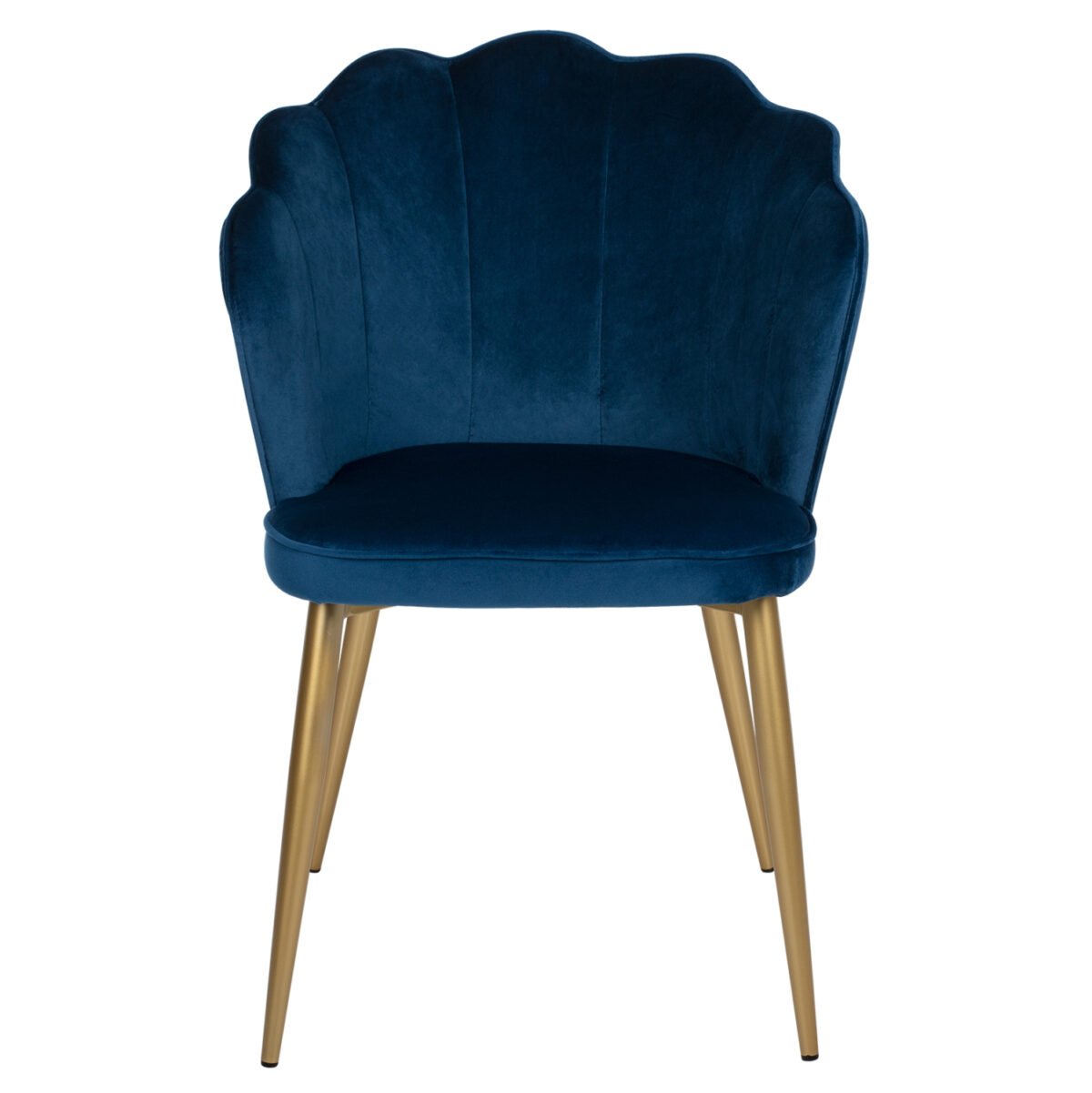 ΚΑΡΕΚΛΑ AVIE ΜΕΤΑΛΛΙΚΗ ΜΕ ΒΕΛΟΥΔΟ ΜΠΛΕ ΚΑΙ ΧΡΥΣΑ ΠΟΔΙΑ HM8737.08 48x48x85Υεκ. - Image 3