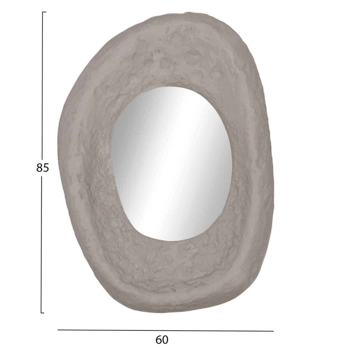 ΚΑΘΡΕΠΤΗΣ ΤΟΙΧΟΥ RIFFE HM4695.03 FIBER CEMENT ΓΚΡΙ 60x13x85Υεκ. - Image 2