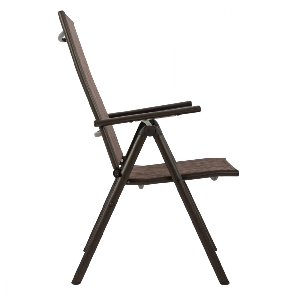 ΠΟΛΥΘΡΟΝΑ ZURI  7ΘΕΣΕΩΝ ΠΤΥΣ/ΝΗ ΜΕΤΑΛΛΙΚΗ ΚΑΦΕ ME ΚΑΦΕ TEXTILENE HM5700.02 55x70x103Υ εκ. - Image 3