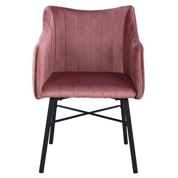 ΠΟΛΥΘΡΟΝΑΚΙ ALLYSA HM8518.02 ΑΠΟ ΒΕΛΟΥΔΟ ΣΑΠΙΟ ΜΗΛΟ 57x58x84Υ εκ. - Image 3