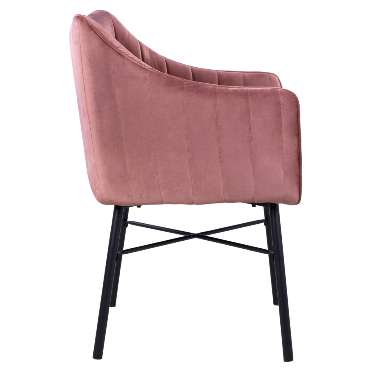 ΠΟΛΥΘΡΟΝΑΚΙ ALLYSA HM8518.02 ΑΠΟ ΒΕΛΟΥΔΟ ΣΑΠΙΟ ΜΗΛΟ 57x58x84Υ εκ. - Image 4