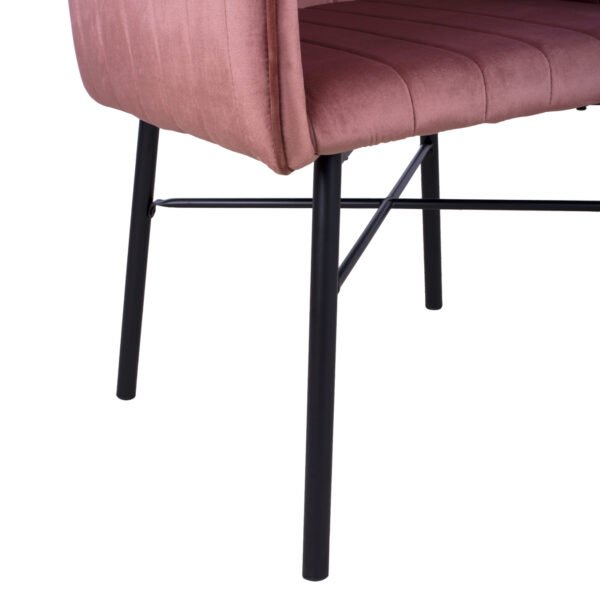 ΠΟΛΥΘΡΟΝΑΚΙ ALLYSA HM8518.02 ΑΠΟ ΒΕΛΟΥΔΟ ΣΑΠΙΟ ΜΗΛΟ 57x58x84Υ εκ. - Image 10