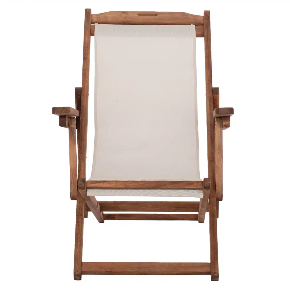 ΣΕΖΛΟΝΓΚ ΛΗΜΝΟΣ ΜΕ ΜΠΡΑΤΣΑ ΕΜΠ/ΣΜΟΣ ΚΑΡΥΔΙ ΜΕ PVC 2Χ1 ΕΚΡΟΥ HM11433.01 62,5x97x105εκ. - Image 3