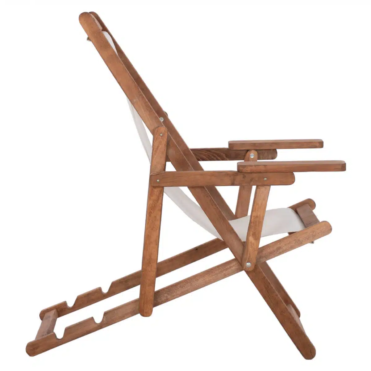 ΣΕΖΛΟΝΓΚ ΛΗΜΝΟΣ ΜΕ ΜΠΡΑΤΣΑ ΕΜΠ/ΣΜΟΣ ΚΑΡΥΔΙ ΜΕ PVC 2Χ1 ΕΚΡΟΥ HM11433.01 62,5x97x105εκ. - Image 6