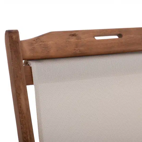 ΣΕΖΛΟΝΓΚ ΛΗΜΝΟΣ ΜΕ ΜΠΡΑΤΣΑ ΕΜΠ/ΣΜΟΣ ΚΑΡΥΔΙ ΜΕ PVC 2Χ1 ΕΚΡΟΥ HM11433.01 62,5x97x105εκ. - Image 9