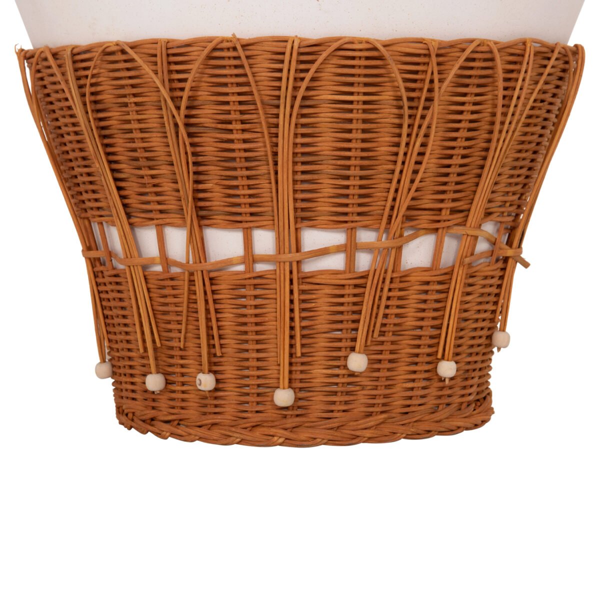 ΤΡΑΠΕΖΙ ΣΑΛΟΝΙΟΥ PERRAL HM18164.02L FIBER CEMENT ΛΕΥΚΟ-ΦΥΣΙΚΟ RATTAN--Φ55x45Υεκ - Image 6