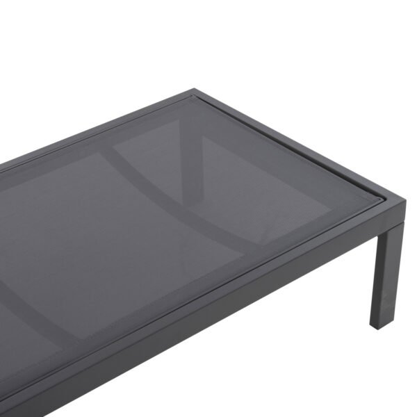 ΞΑΠΛΩΣΤΡΑ ΑΛΟΥΜΙΝΙΟΥ THATCHER HM5983.03 ΑΝΘΡΑΚΙ ΣΚΕΛΕΤΟΣ & TEXTILENE 196,5x64,5x92Υεκ - Image 9