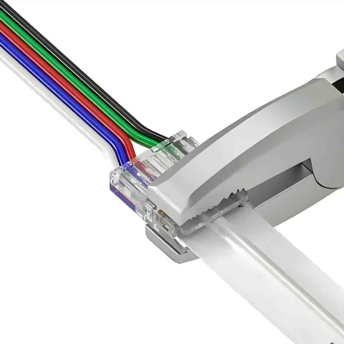 101548 Rgbw Ταχυσύνδεσμος Με Καλώδιο 5 Pin Για Ταινία Cob 1