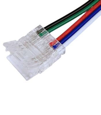 101548 Rgbw Ταχυσύνδεσμος Με Καλώδιο 5 Pin Για Ταινία Cob 2