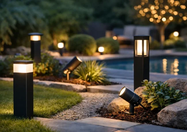 Εξωτερικά φωτιστικά κήπου LED: τι να διαλέξετε