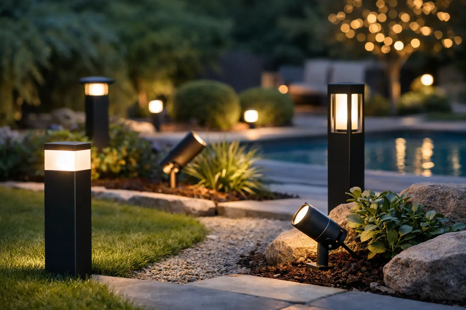 Εξωτερικά φωτιστικά κήπου LED: τι να διαλέξετε