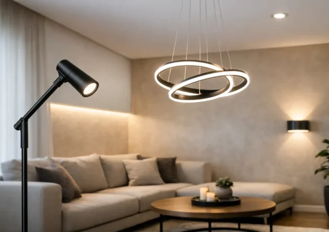 Φωτιστικά LED για σαλόνι: τι να διαλέξετε