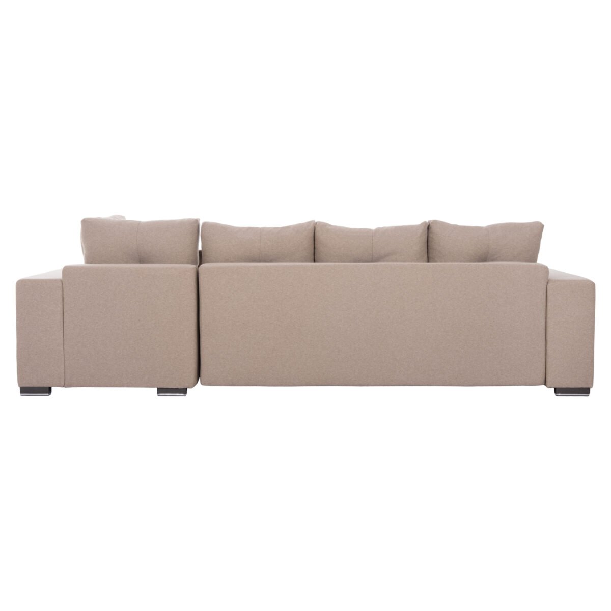 ΓΩΝΙΑΚΟΣ ΚΑΝΑΠΕΣ-ΚΡΕΒΑΤΙ ΜΕ ΑΠΟΘ.ΧΩΡΟ TRENDSTON HM3302.03R ΜΠΕΖ ΥΦΑΣΜΑ 298x177x95Υεκ - Image 6