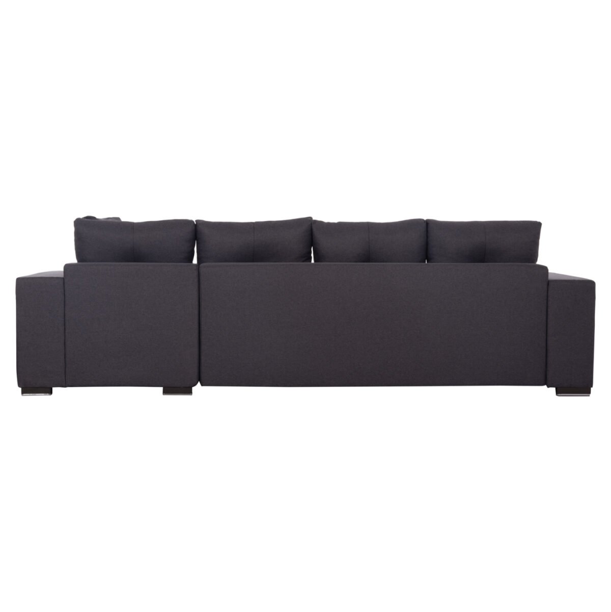 ΓΩΝΙΑΚΟΣ ΚΑΝΑΠΕΣ-ΚΡΕΒΑΤΙ ΜΕ ΑΠΟΘ.ΧΩΡΟ TRENDSTON HM3302.01R ΓΚΡΙ ΥΦΑΣΜΑ 298x177x95Υεκ - Image 6