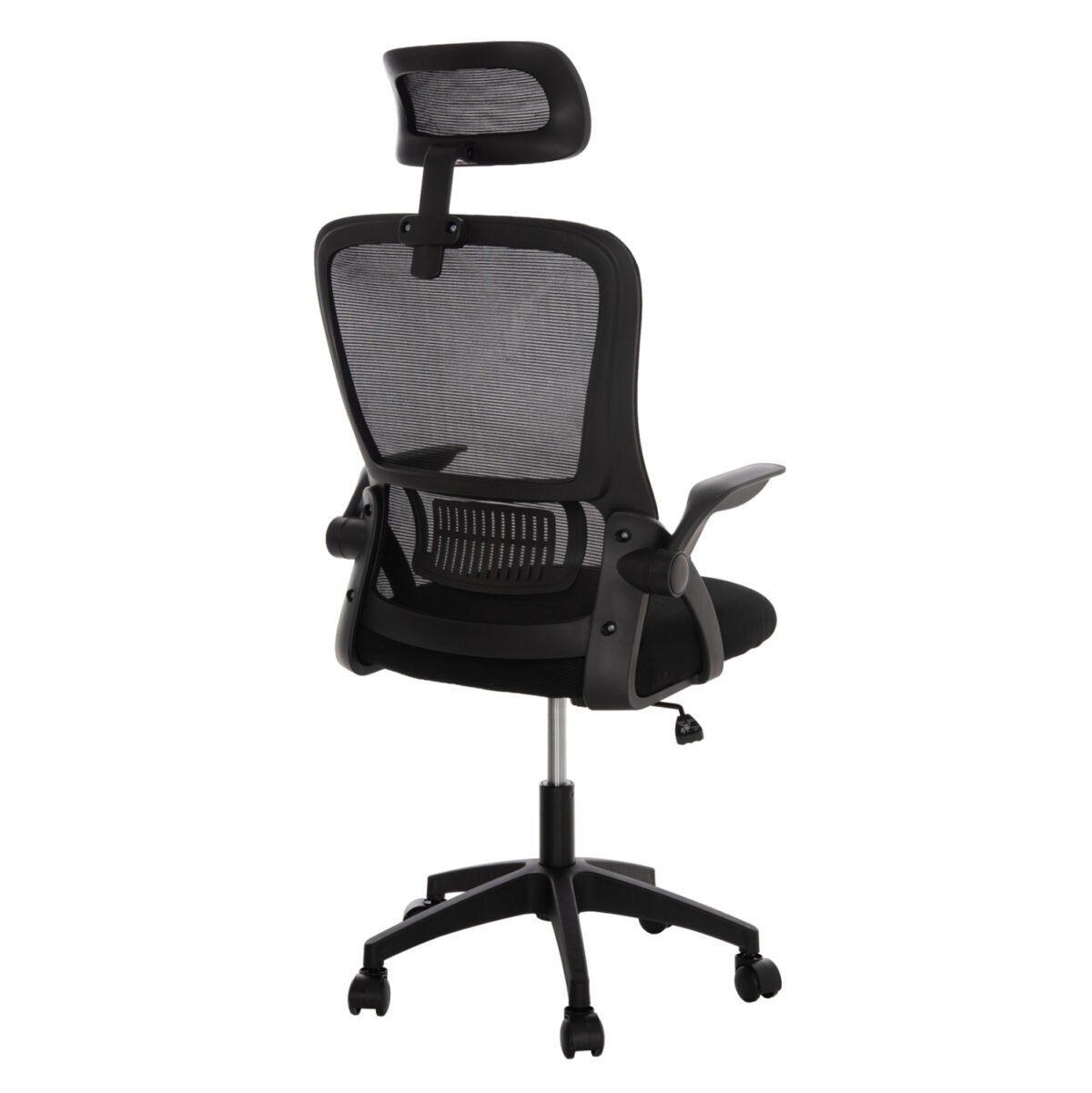 ΚΑΡΕΚΛΑ ΓΡΑΦΕΙΟΥ BLAZER HM1205.01 ΜΑΥΡΟ MESH-ΜΑΥΡΟΣ ΣΚΕΛΕΤΟΣ 60x58x110-130Υεκ. - Image 5