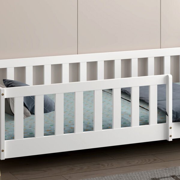 ΚΡΕΒΑΤΙ ΠΑΙΔΙΚΟ ΜΕ ΚΑΓΚΕΛΑ MUNK HM739.03 τ.MONTESSORI ΠΕΥΚΟ ΦΥΣΙΚΟ-ΛΕΥΚΟ--190x90εκ - Image 7