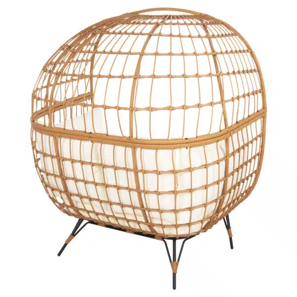 ΠΟΛΥΘΡΟΝΑ ΦΩΛΙΑ MIAMI 2 ΑΤΟΜΩΝ ΤΥΠΟΥ RATTAN HM5870.11 132.5x90x154Υεκ - Image 5