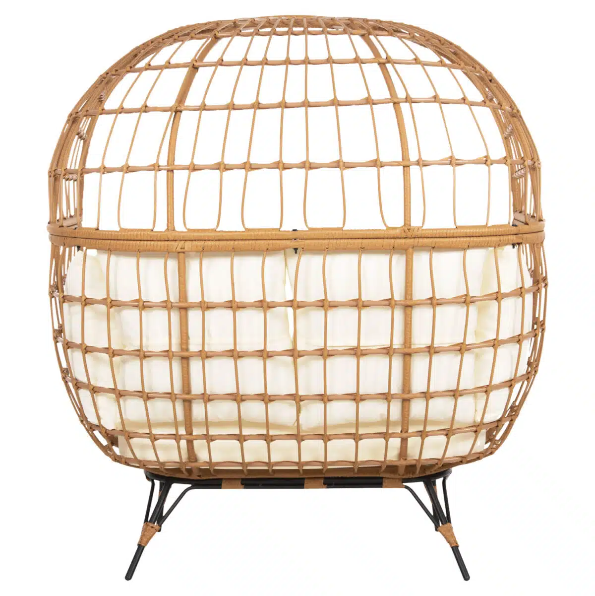 ΠΟΛΥΘΡΟΝΑ ΦΩΛΙΑ MIAMI 2 ΑΤΟΜΩΝ ΤΥΠΟΥ RATTAN HM5870.11 132.5x90x154Υεκ - Image 6