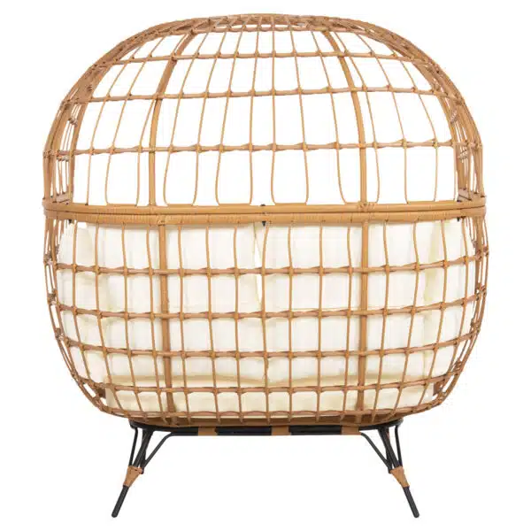 ΠΟΛΥΘΡΟΝΑ ΦΩΛΙΑ MIAMI 2 ΑΤΟΜΩΝ ΤΥΠΟΥ RATTAN HM5870.11 132.5x90x154Υεκ - Image 6