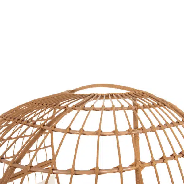 ΠΟΛΥΘΡΟΝΑ ΦΩΛΙΑ MIAMI 2 ΑΤΟΜΩΝ ΤΥΠΟΥ RATTAN HM5870.11 132.5x90x154Υεκ - Image 7