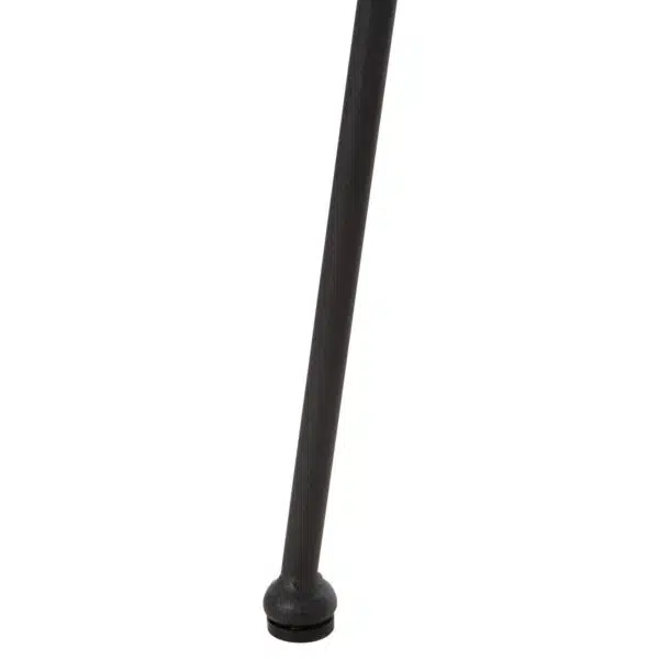ΠΟΛΥΘΡΟΝΑ ΤΥΠΟΥ ΦΩΛΙΑ ΜΕΤΑΛΛΙΚΗ ALLEGRA HM5458.12 ΜΕ WICKER-ΜΑΥΡΟ 73x78x88Υεκ. - Image 10