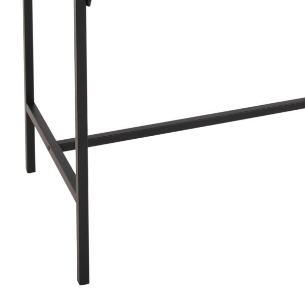 ΣΕΤ ΤΡΑΠΕΖΑΡΙΑ ΜΠΑΡ 5ΤΜΧ BOXY HM9882.13 ΜΑΥΡΟ ΜΕΤΑΛΛΟ-ΜΕΛΑΜΙΝΗ ΜΑΥΡΟ ΜΑΡΜΑΡΟ - Image 7