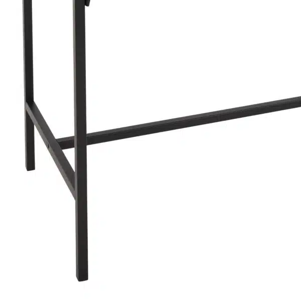 ΣΕΤ ΤΡΑΠΕΖΑΡΙΑ ΜΠΑΡ 5ΤΜΧ BOXY HM9882.13 ΜΑΥΡΟ ΜΕΤΑΛΛΟ-ΜΕΛΑΜΙΝΗ ΜΑΥΡΟ ΜΑΡΜΑΡΟ - Image 7