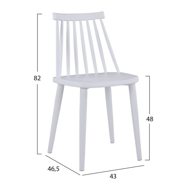 ΣΕΤ ΤΡΑΠΕΖΑΡΙΑΣ 5ΤΜΧ OFIRA HM10634 MDF TOP ΣΕ SONAMA--ΛΕΥΚΕΣ ΚΑΡΕΚΛΕΣ - Image 3
