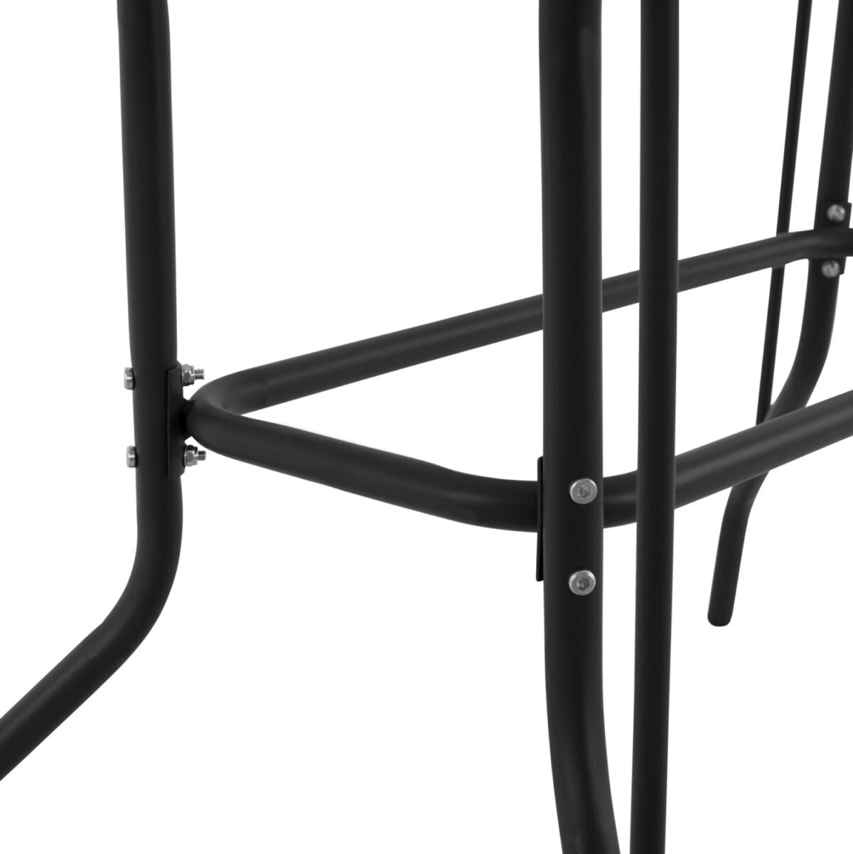 ΣΕΤ ΤΡΑΠΕΖΑΡΙΑΣ 5ΤΜΧ ADAM HM10727.03 ΚΑΡΕΚΛΕΣ ΜΕΤΑΛΛΙΚΕΣ & ΤΡΑΠΕΖΙ 110x60εκ ΜΑΥΡΟ - Image 9