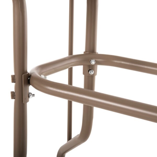 ΣΕΤ ΤΡΑΠΕΖΑΡΙΑΣ 5ΤΜΧ ADAM HM10727.04 ΚΑΡΕΚΛΕΣ ΜΕΤΑΛΛΙΚΕΣ & ΤΡΑΠΕΖΙ 110x60εκ ΣΑΜΠΑΝΙ - Image 5