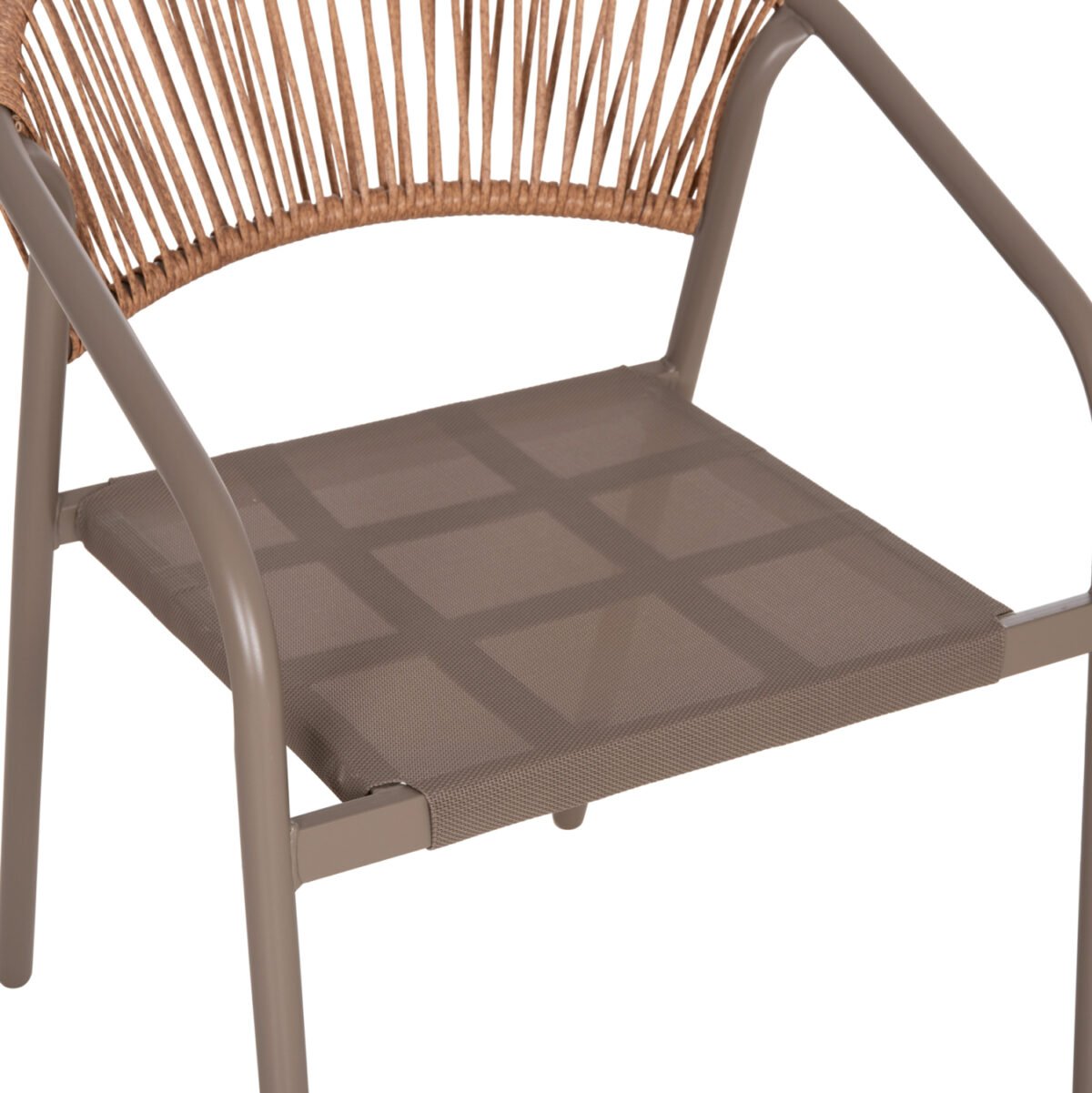 ΣΕΤ ΤΡΑΠΕΖΑΡΙΑΣ 5ΤΜΧ ADAM HM10727.04 ΚΑΡΕΚΛΕΣ ΜΕΤΑΛΛΙΚΕΣ & ΤΡΑΠΕΖΙ 110x60εκ ΣΑΜΠΑΝΙ - Image 8