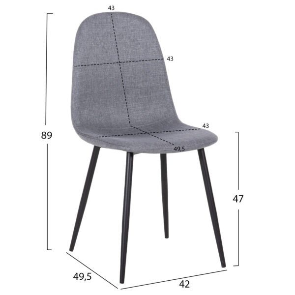 ΣΕΤ ΤΡΑΠΕΖΑΡΙΑΣ 5ΤΜΧ RAVEN HM21068.03 ΚΕΡΑΜΙΚΟ TOP ΓΚΡΙ ΜΑΡΜΑΡΟ--ΓΚΡΙ ΥΦΑΣΜΑ - Image 3